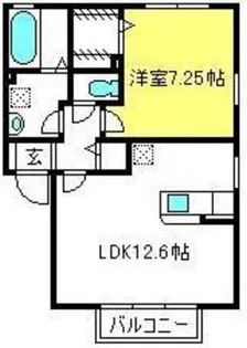 リビングタウン三橋西A【1階】の間取り