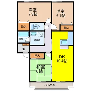 maisondemuan【1階】の間取り