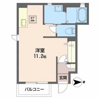 シャーメゾン・クローシュ【1階】の間取り