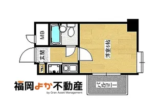 朝日プラザ博多Vターミナルスクエア【5階】の間取り