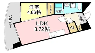 BRIS中井【6階】の間取り