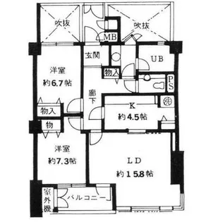 PALACIO BELA VISTA【4階】の間取り