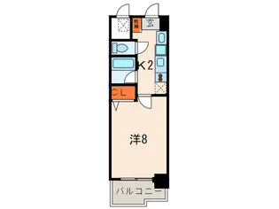 ネオハイム六甲【5階】の間取り