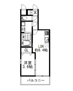 セオリー京都オーラ【3階】の間取り