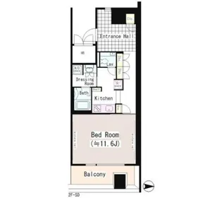 トレステージ四谷【2階】の間取り