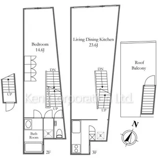 サンリーノ森のとなり【1階】の間取り