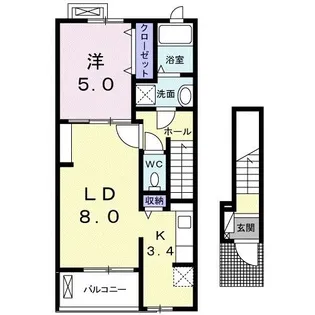 スター・ライト【2階】の間取り