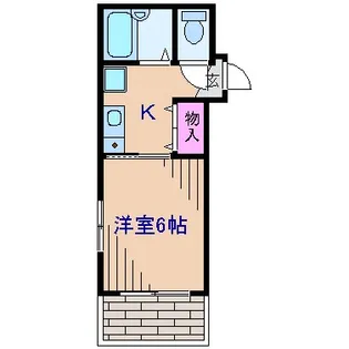 カーサシノハラ【1階】の間取り