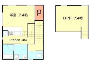 Coventry(コヴェントリー)【2階】の間取り