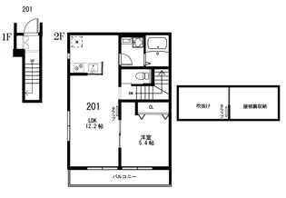 VISTA宮前(ビスタ)【2階】の間取り