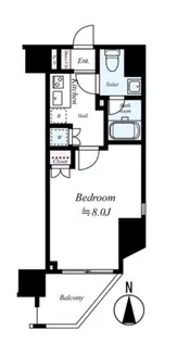 Rising place 南千住【2階】の間取り