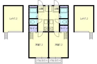 ハイム四季II【1階】の間取り