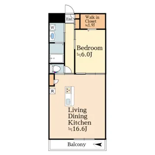 ディアルベルジェ・エスパシオ【2階】の間取り