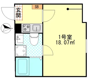 パーチェ堀切【2階】の間取り