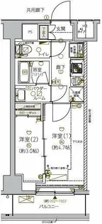 メインステージ南砂町【3階】の間取り