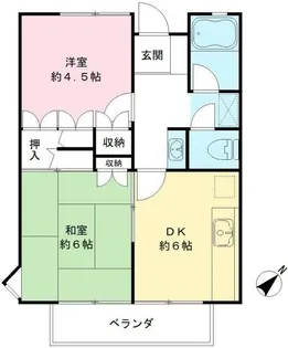 プロモントウァール【1階】の間取り
