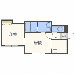プールオムN10【2階】の間取り