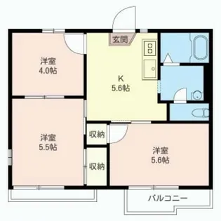 ラプラス浅沼【2階】の間取り