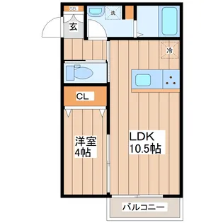 Lino小松島【1階】の間取り