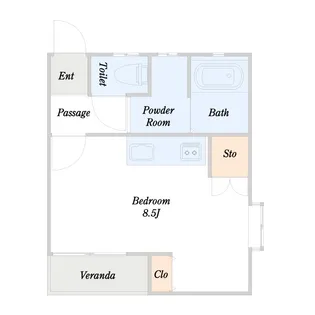 瀬下ビル【2階】の間取り