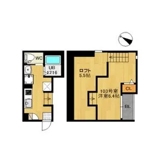 RIZEST春夏秋冬-冬-【1階】の間取り