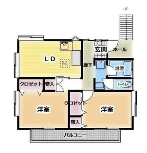 BMフラット【2階】の間取り
