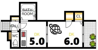 アネックス十日市【3階】の間取り