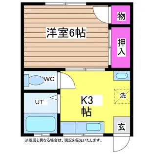 南部コーポ A【1階】の間取り