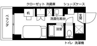 【上智大学専用学生寮】classy BASE 両国【4階】の間取り