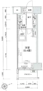 アイル芝浦東京ベイ【5階】の間取り