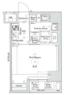 グラントゥルース王子【3階】の間取り