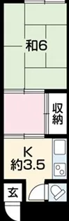 望月荘【2階】の間取り