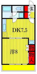 メゾンM【2階】の間取り