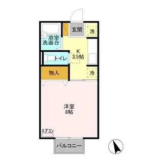 フローラルC【2階】の間取り