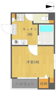 はなぶさマンション第2【3階】の間取り