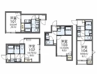 レオネクストライネ【2階】の間取り
