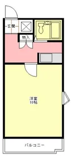 ビーバーハイツ駒川【7階】の間取り