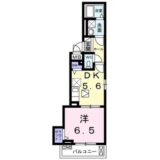 ベルレガーロ【1階】の間取り