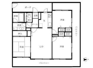 アルファステイツ宍道湖【2階】の間取り