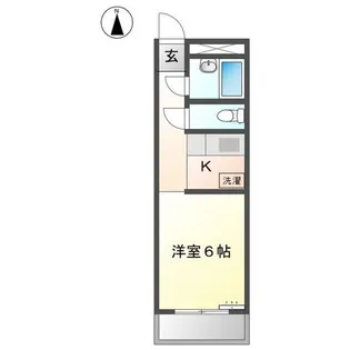 アメニティ鈴木【2階】の間取り
