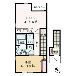 マンダリンツリー【2階】の間取り