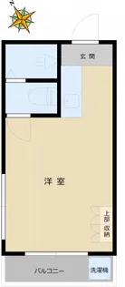 メゾン・ド・セルモン【4階】の間取り