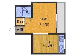 萱島サンヴィアンテ【1階】の間取り