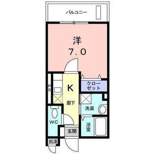 リトルマーメイド【4階】の間取り