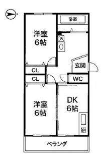 メゾン・ド・ビュー【4階】の間取り