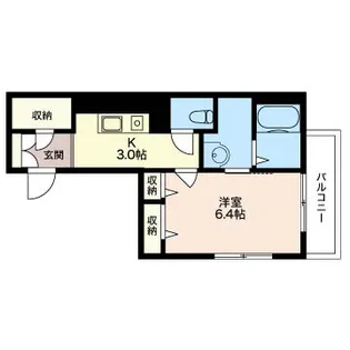 フォレナ中町【3階】の間取り