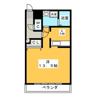 PARK SIDE【2階】の間取り