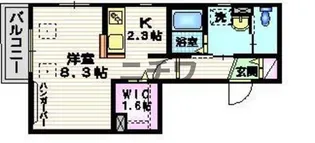 グランディールG・S・A【4階】の間取り