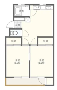 ランドヒルズ山崎【3階】の間取り