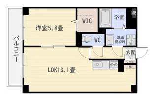 フォレスト5【9階】の間取り